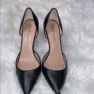 Black short heels